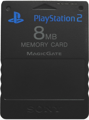 Карта памяти 8Mb (Black) PS2 Карта памяти 8Mb (Black) PS2
