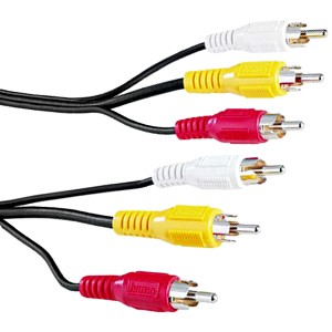 Аудио-Видео Кабель HAMA 122157 3 RCA - 3 RCA, 1,5м (75 Ом) Аудио-Видео Кабель HAMA 122157 3 RCA - 3 RCA, 1,5м (75 Ом)