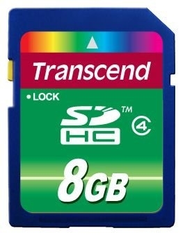 Карта пам'яті TRANSCEND SDHC 8 Gb (Class 4) Карта пам'яті TRANSCEND SDHC 8 Gb (Class 4)