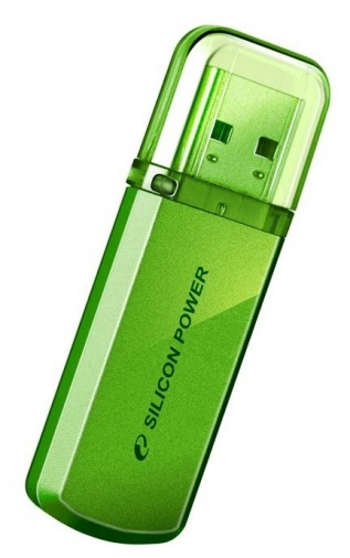 Флешка SILICON POWER 8GB Helios 101 Green Флешка SILICON POWER 8GB Helios 101 Green