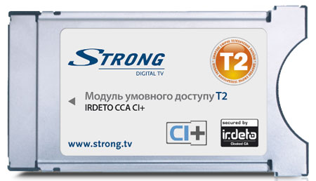 CAM - модуль T2 Strong Irdeto CCA CAM - модуль T2 Strong Irdeto CCA