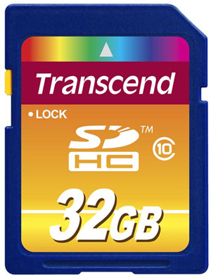 Карта памяти Transcend SDHC 32GB Class 10 Карта памяти Transcend SDHC 32GB Class 10