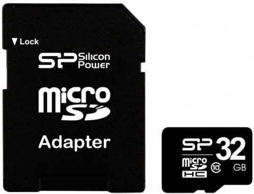 Карта памяти Silicon Power microSDHC 32GB 10Cl (SP032GBSTH010V10-SP) Карта памяти Silicon Power microSDHC 32GB 10Cl (SP032GBSTH010V10-SP)