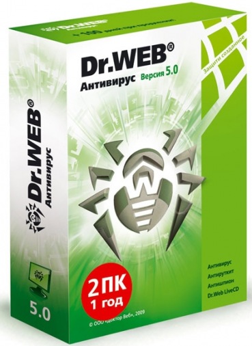 Антивирус Dr.Web 2ПК/1Г Антивирус Dr.Web 2ПК/1Г
