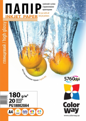 Бумага CW 10х15 180г/м, ПГ180-20 (26615) Бумага CW 10х15 180г/м, ПГ180-20 (26615)