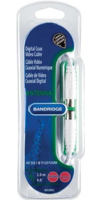Кабель ANTENNA 2m BANDRIDGE BLUE BVL8802 Кабель ANTENNA 2m BANDRIDGE BLUE BVL8802