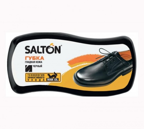 SALTON Губка д/гладкой кожи с норк.маслом Черный SALTON Губка д/гладкой кожи с норк.маслом Черный