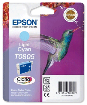 Картридж EPSON C13T08054010 светло синий Картридж EPSON C13T08054010 светло синий