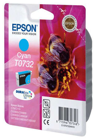 Картридж EPSON C13T10524A10 голубой Картридж EPSON C13T10524A10 голубой