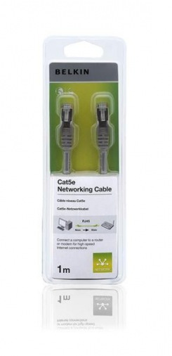 Патч-корд литой BELKIN 1.0м сірий FastCAT(E) (A3L7) Патч-корд литой BELKIN 1.0м сірий FastCAT(E) (A3L7)