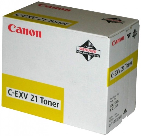 Тонер Canon C-EXV21 Yellow iRC2880 (0455B002) Тонер Canon C-EXV21 Yellow iRC2880 (0455B002)