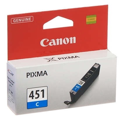 Чернильница Canon CLI-451C (Cyan) PIXMA MG5440/MG6340 (6524B001) Чернильница Canon CLI-451C (Cyan) PIXMA MG5440/MG6340 (6524B001)