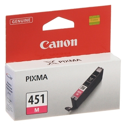 Чернильниця Canon CLI-451M (Magenta) PIXMA MG5440/MG6340 (6525B001) Чернильниця Canon CLI-451M (Magenta) PIXMA MG5440/MG6340 (6525B001)