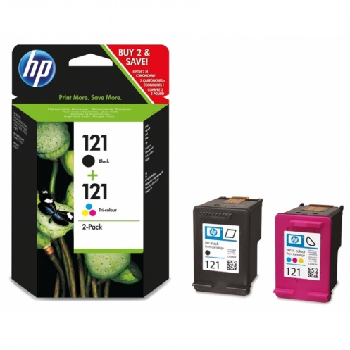 Набор картриджей HP 121 Black + 121 Tri-color Combo Pack (CN637HE) Набор картриджей HP 121 Black + 121 Tri-color Combo Pack (CN637HE)
