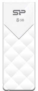 Флешка 8GB Silicon Power Ultima U03 White (SP008GBUF2U03V1W) Флешка 8GB Silicon Power Ultima U03 White (SP008GBUF2U03V1W)
