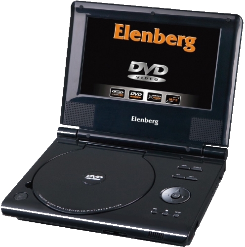 Портативный DVD-плеер Elenberg PDVD-196LP Портативный DVD-плеер Elenberg PDVD-196LP