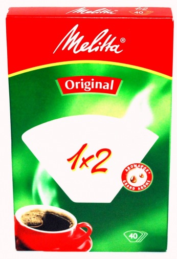 Фильтр для кофеварок MELITTA 1x2/40 white Фильтр для кофеварок MELITTA 1x2/40 white