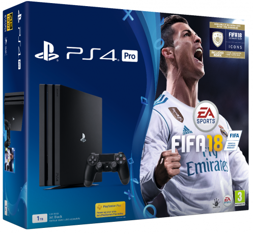 Консоль Sony PS4 Pro1TB Black (FIFA (2018)) Консоль Sony PS4 Pro1TB Black (FIFA (2018))