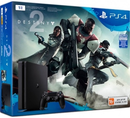 Консоль Sony PS4 Slim 1TB Black (Destiny 2) Консоль Sony PS4 Slim 1TB Black (Destiny 2)