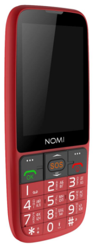 Мобильный телефон Nomi i281 Red Мобильный телефон Nomi i281 Red