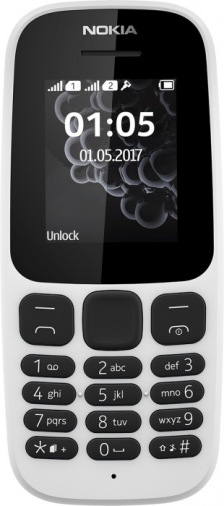 Мобильный телефон Nokia 105 Single Sim New White (A00028371) Мобильный телефон Nokia 105 Single Sim New White (A00028371)