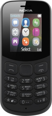 Мобильный телефон NOKIA 130 Dual Sim (Black) TA-1017 Мобильный телефон NOKIA 130 Dual Sim (Black) TA-1017