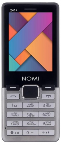 Мобильний телефон Nomi i241+ Metal Steel Мобильний телефон Nomi i241+ Metal Steel