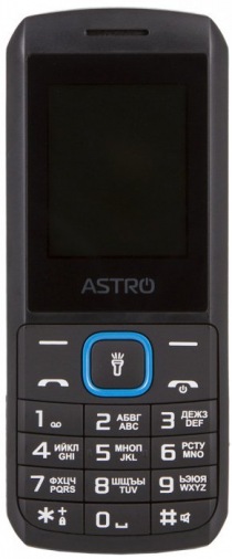 Мобильный телефон Astro A170 Black/Blue Мобильный телефон Astro A170 Black/Blue