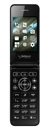 Мобільний телефон SIGMA X-style 28 Flip Black Мобільний телефон SIGMA X-style 28 Flip Black