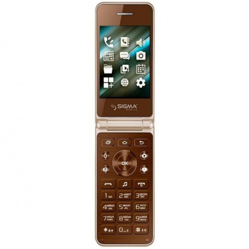 Мобильный телефон SIGMA X-style 28 Flip Gold-mokka Мобильный телефон SIGMA X-style 28 Flip Gold-mokka