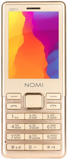 Мобільний телефон Nomi i241+ Gold Мобільний телефон Nomi i241+ Gold