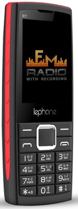 Мобильный телефон Lephone K10 Black-Red Мобильный телефон Lephone K10 Black-Red