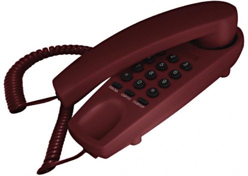 Телефон TEXET TX-225 Вurgundy Телефон TEXET TX-225 Вurgundy
