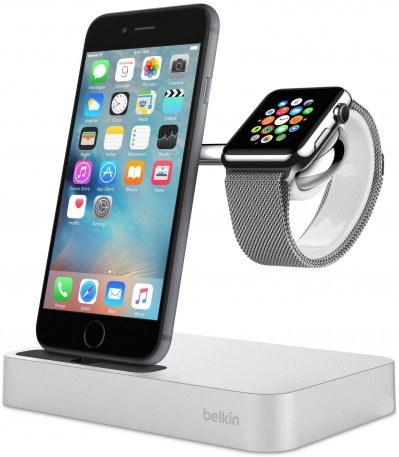 Док-станция Belkin Charge Dock iWatch+iPhone (F8J183vfSLV) Док-станция Belkin Charge Dock iWatch+iPhone (F8J183vfSLV)