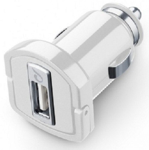 Автомобильное ЗУ CellularLine USB 2A white (MICROCBRUSB2AW) Автомобильное ЗУ CellularLine USB 2A white (MICROCBRUSB2AW)