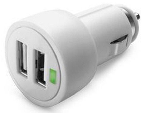 Автомобильное ЗУ CellularLine 2xUSB 3.1A white (MICROCBRUSBDUAIPAD) Автомобильное ЗУ CellularLine 2xUSB 3.1A white (MICROCBRUSBDUAIPAD)