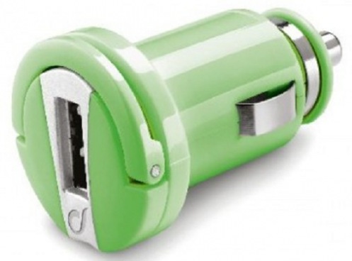 Автомобильное ЗУ CellularLine USB Compact Green (MICROCBRUSBG) Автомобильное ЗУ CellularLine USB Compact Green (MICROCBRUSBG)