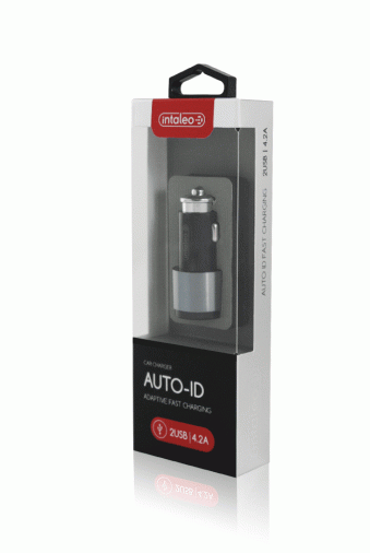 Авто з/у Intaleo CCG422 (2USB4.2A) Black Авто з/у Intaleo CCG422 (2USB4.2A) Black