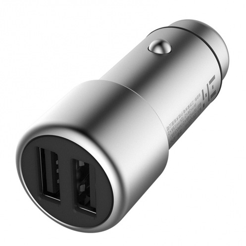 Автомобильное зарядное устройство ZMi Car charger AP821 Silver Автомобильное зарядное устройство ZMi Car charger AP821 Silver