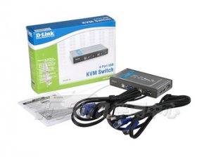 Переключатель KVM D-Link DKVM-4U, 4-портовий Переключатель KVM D-Link DKVM-4U, 4-портовий
