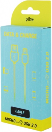 Кабель Piko CB-UM11 Micro USB/1м/К/White Кабель Piko CB-UM11 Micro USB/1м/К/White