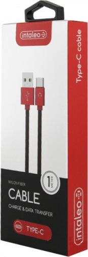 Кабель Intaleo CBGPLT1 USB-Type-C/1м/К/Red Кабель Intaleo CBGPLT1 USB-Type-C/1м/К/Red
