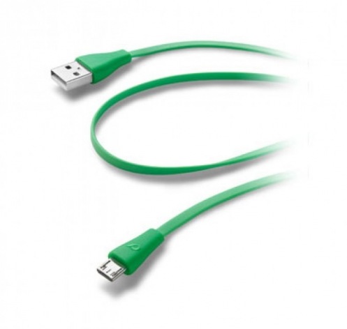 Кабель Cellular Line microUSB green (USBDATACMICROUSBG) Кабель Cellular Line microUSB green (USBDATACMICROUSBG)