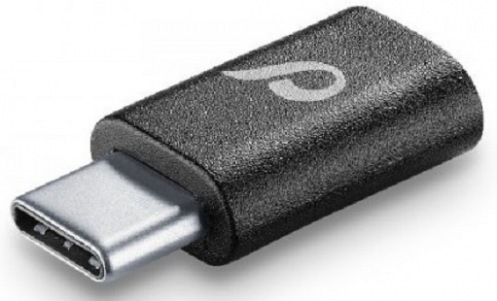 Адаптер Cellular Line micro USB/Type-C black (CHADUSBCK) Адаптер Cellular Line micro USB/Type-C black (CHADUSBCK)
