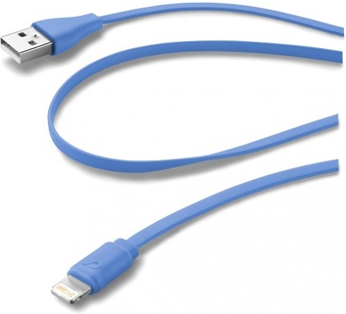 Кабель CellularLine Lightning blue (USBDATACFLMFIIPH5B) Кабель CellularLine Lightning blue (USBDATACFLMFIIPH5B)