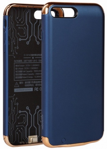 Накладка BeCover Apple iPhone 7+ Black-Blue Накладка BeCover Apple iPhone 7+ Black-Blue
