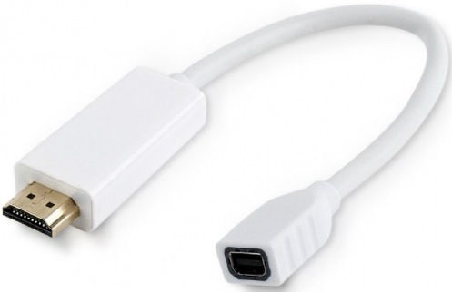 Кабель Cablexpert Mini DisplayPort /HDMI (A-mDPF-HDMIM-001-W) Кабель Cablexpert Mini DisplayPort /HDMI (A-mDPF-HDMIM-001-W)