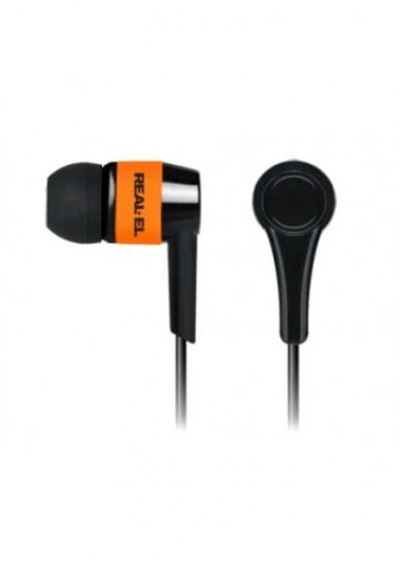 Наушники REAL-EL Z-1005 black-orange Наушники REAL-EL Z-1005 black-orange