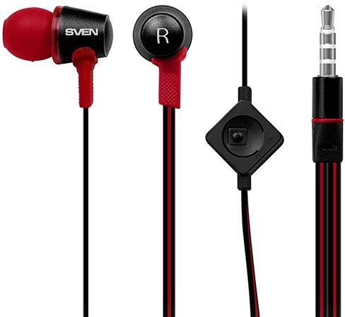 Наушники SVEN SEB-190M black-red Наушники SVEN SEB-190M black-red