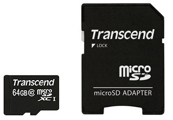 Карта памяти Transcend 32GB microSDHC C10 + SD (TS32GUSDHC10) Карта памяти Transcend 32GB microSDHC C10 + SD (TS32GUSDHC10)